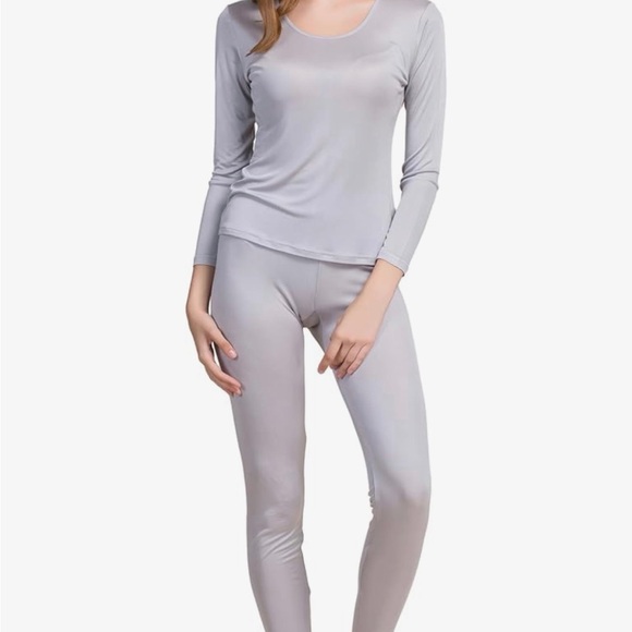 Silk Long Underwear loungewear, pajamas or base layer - Picture 2 of 6